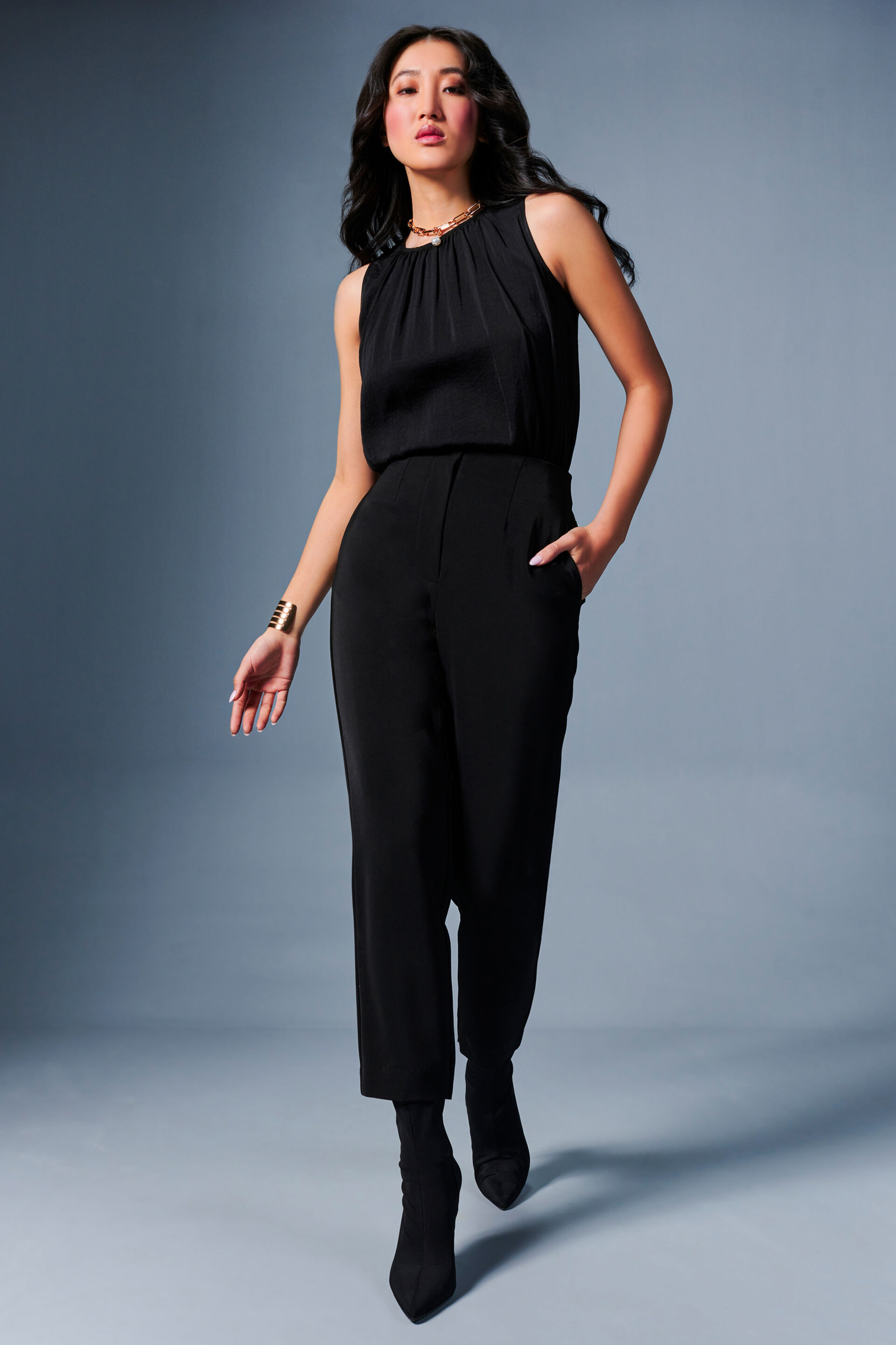 Garnet Top, Black, image 1